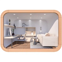 Lesena domača pisarna